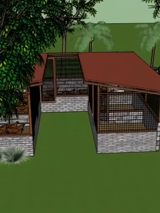 Yang Lagi Butuh Desain Kandang Ayam, Mungkin Bisa Jadi Inspirasi #ayam #DIY #kandang #indukan #DOC #Kandang_Ayam #umbaran