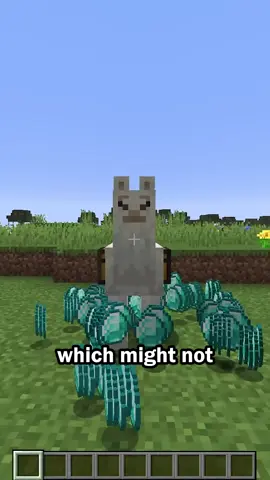 The most useless mob in Minecraft #Minecraft #llama 