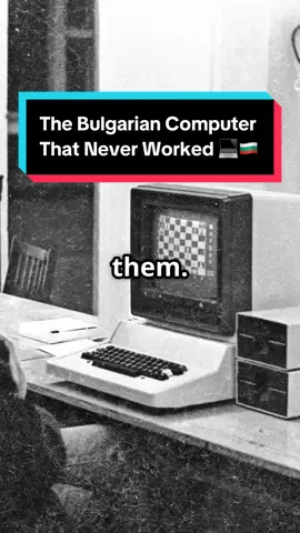 In the 1980s, Bulgaria dreamed of becoming the “Silicon Valley of the East.” Thousands of Pravetz computers rolled off the assembly line — but most never even turned on. No software, no manuals, no electricity in schools. A whole tech revolution… that existed only on paper. #Bulgaria #ColdWar #TechHistory #HistoryFacts #FailedTech