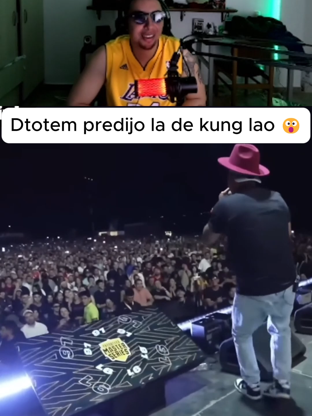 LA PARTO COMO KUNG LAO.. DTOTEM REACCIONA#freestyle #vallest #fmscolombia #reaccion #streamer