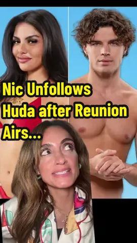 Nic Unfollows Huda after the Reunion Airs… #loveislandusa #loveislandseason7 #hudaloveisland #nicloveisland #greenscreen 