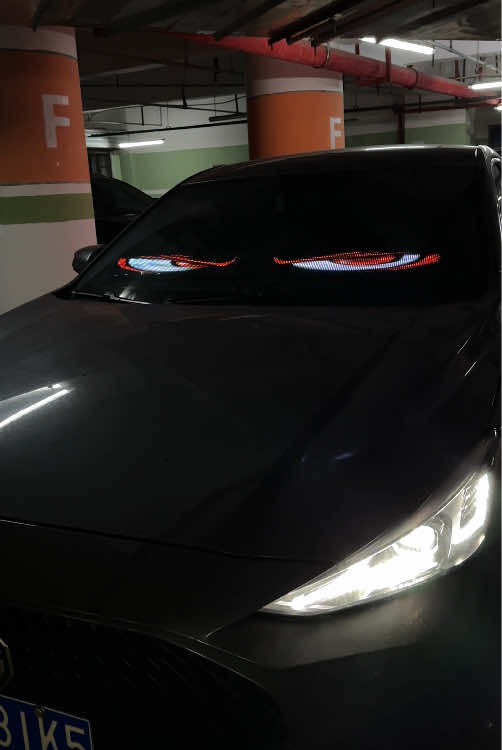 devil eyes lights for car bus and truck with different sizes #car #viral #fyp #viralvideo #devileyes #caraccessories #cargoodthing #truck #ledscreen #trucklight #leddisplay #carlover #carlights #gift #giftidea