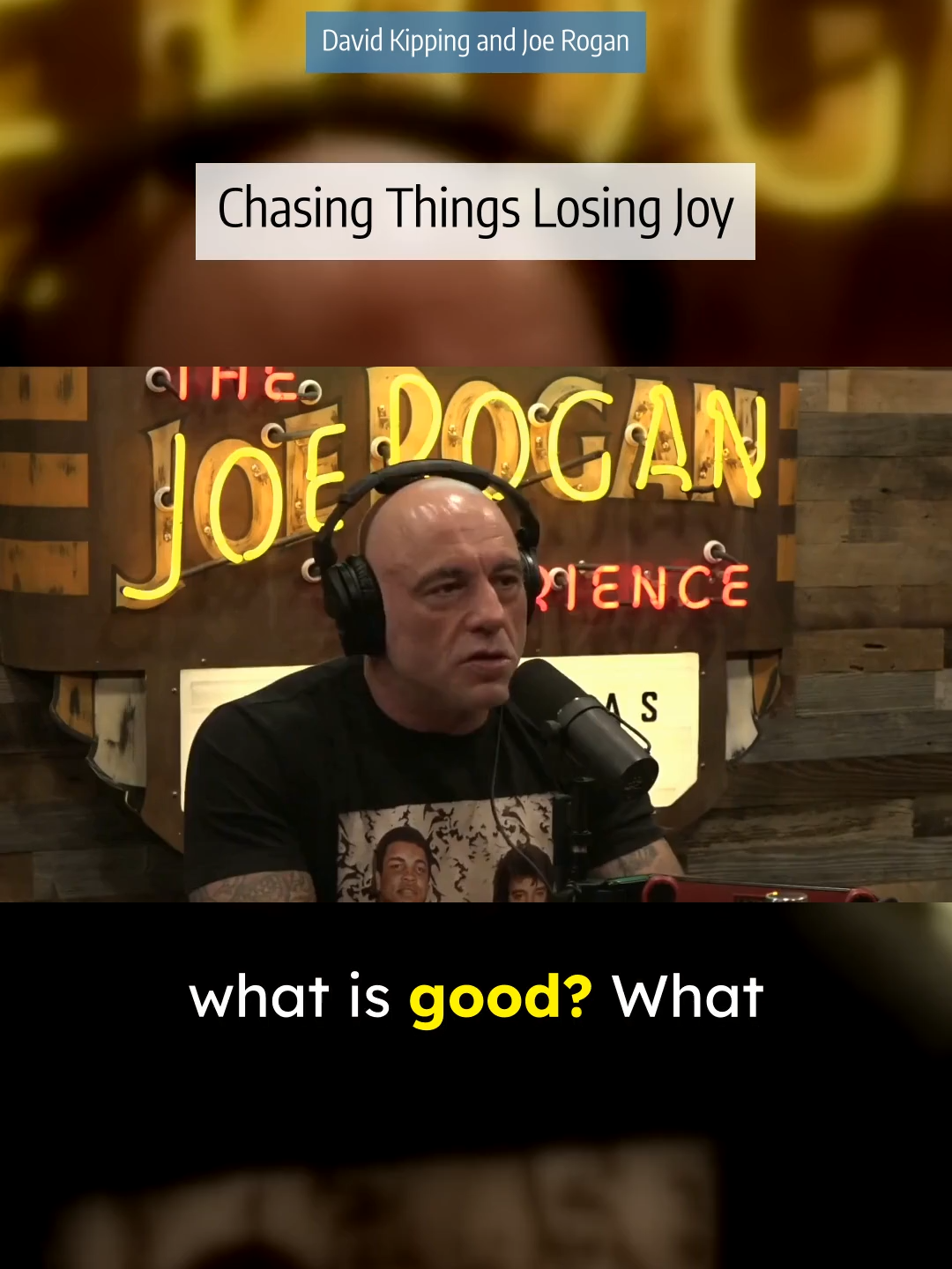 Power vs. Kindness: The Struggle - David Kipping and Joe Rogan #humanconnections #materialism #power #values