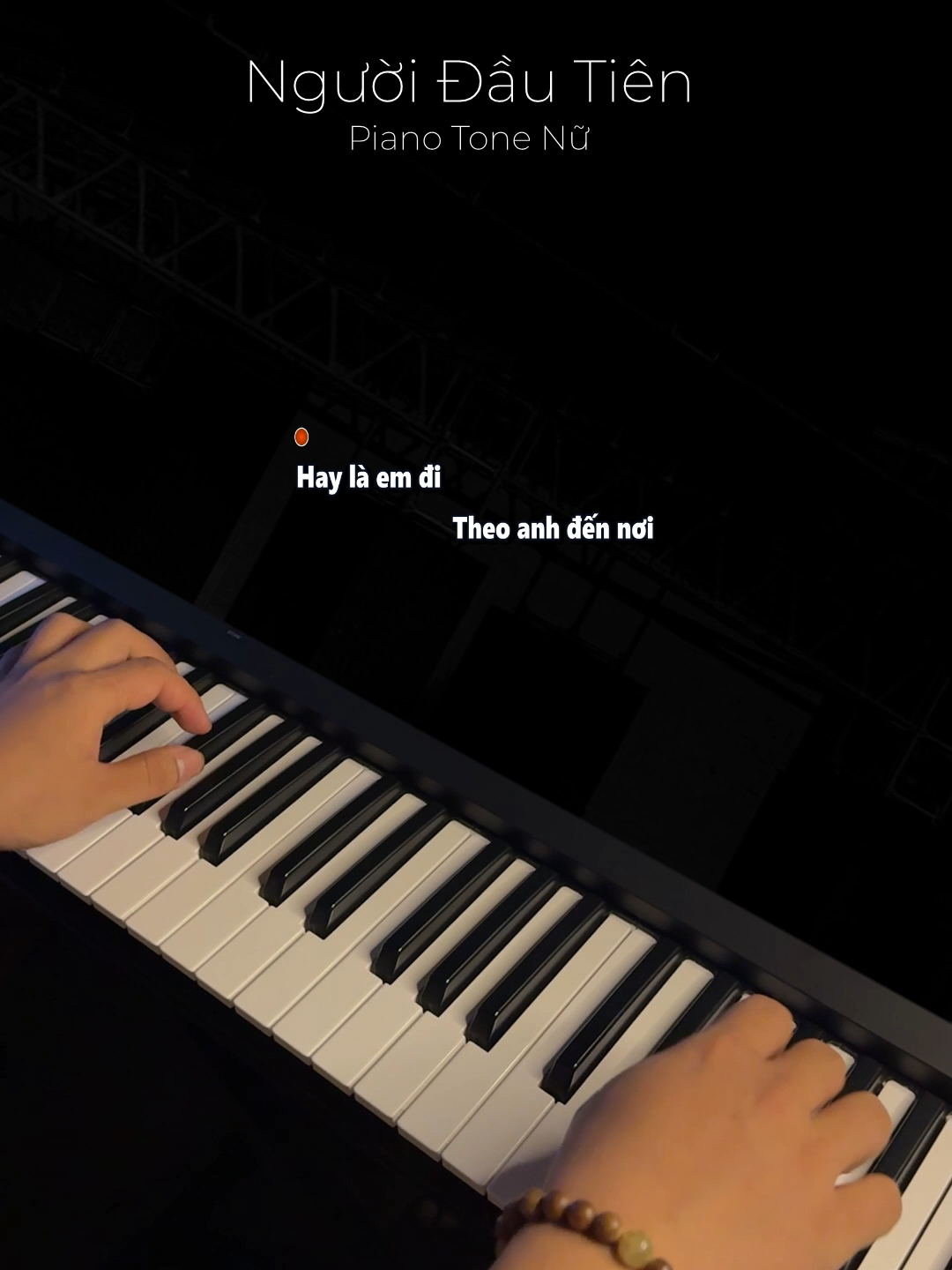 Hay là em đi theo anh đến nơi, nơi mà ta không chia đôi quãng đời... #nguoidautien #jukysan #piano #pianocover #cover #duet #karaoke #xuhuong #fyp