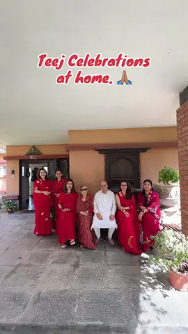 Dar Khane Din at home before Teej! #HappyTeej ♥️ @Sneh Rana ☘️ 