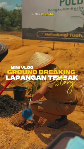 “Langkah awal untuk pembangunan lapangan tembak 🌱✨ Ground Breaking sebagai wujud komitmen bersama untuk fasilitas yang lebih baik 💪