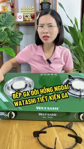 Bếp ga đôi HỒNG NGOẠI WATASHI toàn thân inox, tiết kiệm 30% ga giá tri ân#bichbabon66 #xuhuong #bepga #bepgadoihongngoai #giadung