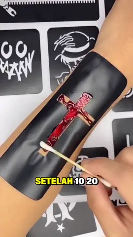 Peralatan tinta tato ini dapat digunakan dengan templat atau DIY, tahan air, dan bertahan selama 14 hari.#tatoo #tatoos #temporarytattoo #tattoosticker #waterprooftattoostickers 