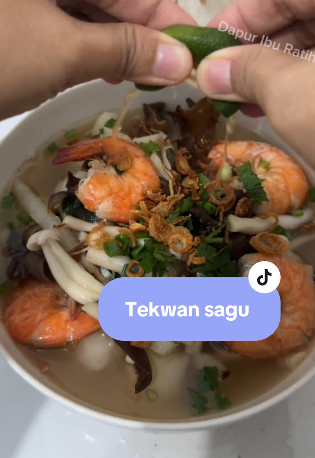 Zaman SD dulu sering jajan tekwan sagu ini 🤭