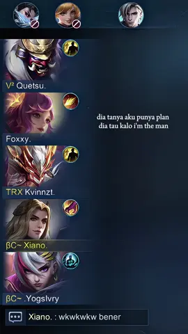 dia tanya aku punya plan. #CapCut #mlbb #templatecapcut #xianotemplate #xianogtg 