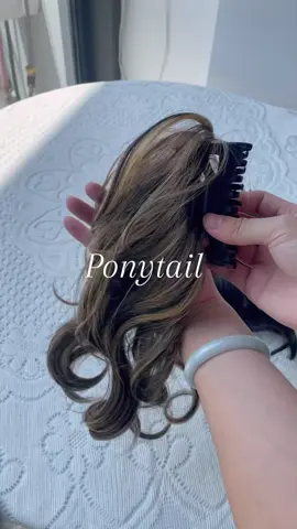 Ponytail wig,I’m really obsessed with it😍#beautifulhair #wig #wiglove #tiktokshop #realwig #hairmagic #ponytail #unique 