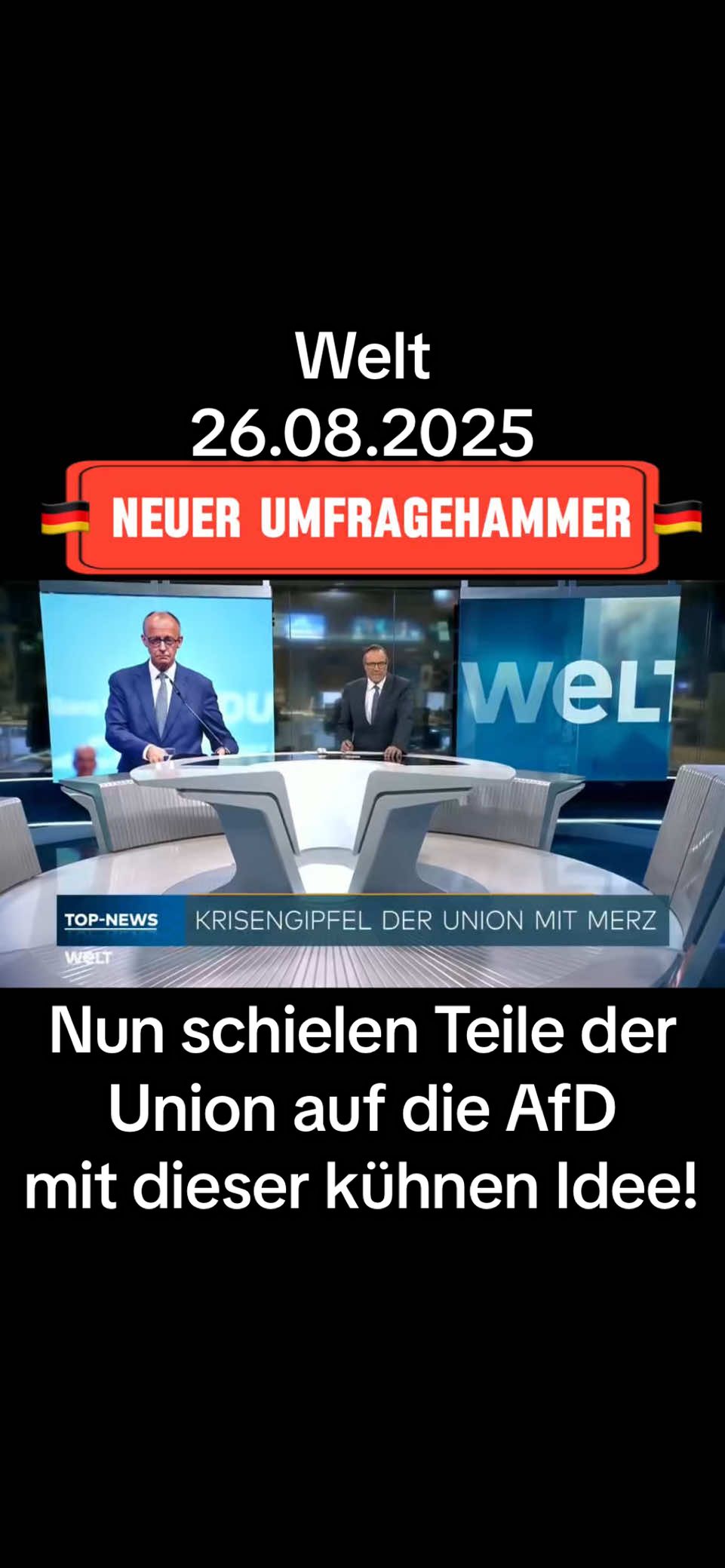Deutschland - Neuer Umfragehammer #spd #cdu #union #umfrage #afd