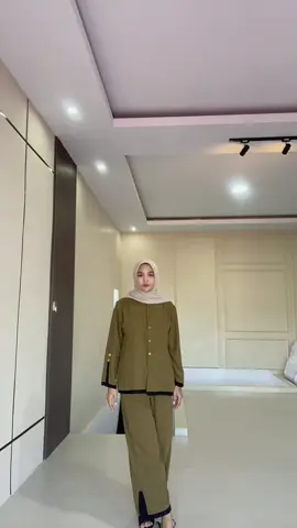 Ya Allah cakep banget warna olivv😭🤍 #crinkleairflow #onesetkekinian #onesetwanita #onesetmurah #emradaily 