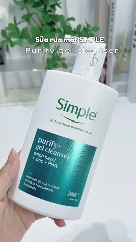 Sữa rửa mặt phiên bản mới nhà simple dành cho da dầu mụn da nhạy cảm #suaruamat #suaruamatsimple #dongianlasimple #skintwin #hoptaccungunilever 