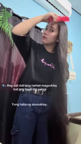 Mas matagal pa yan kung bagong ligo 🤭 #fyp #longhair 