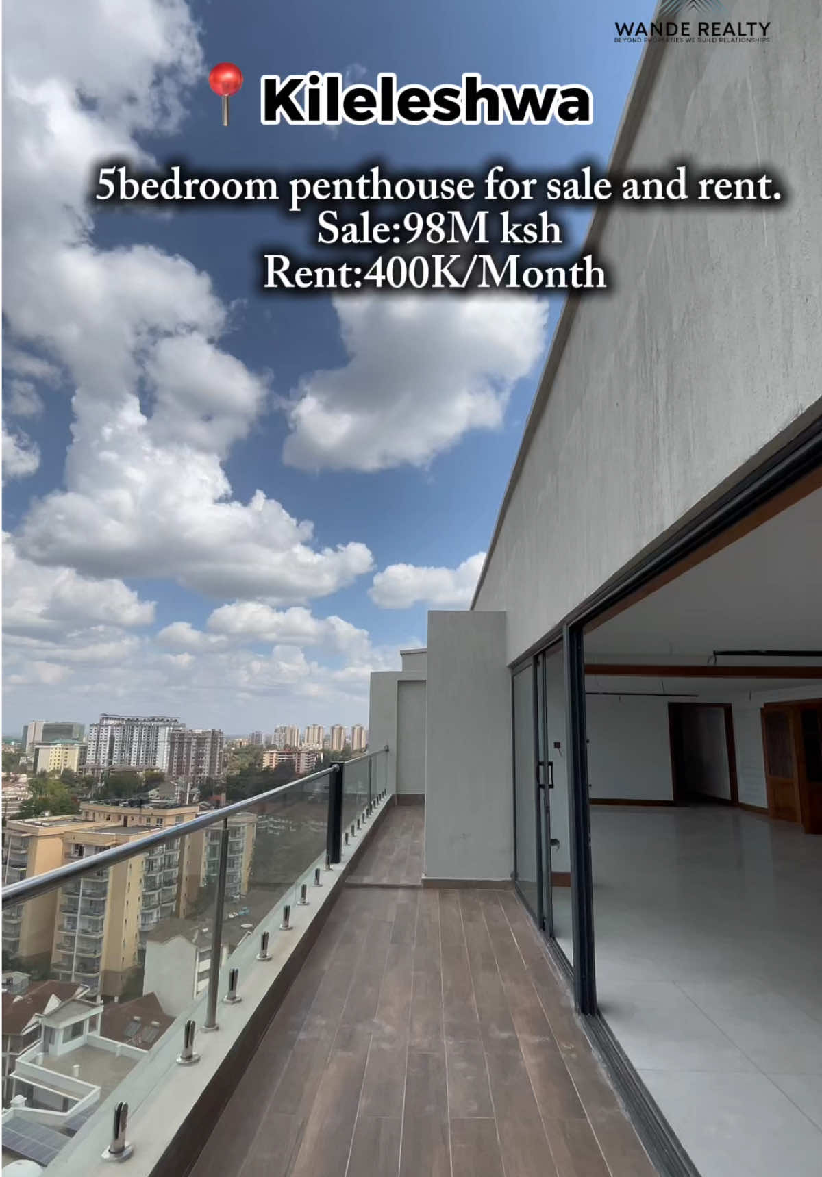 📍Kileleshwa 🇰🇪 5bedroom penthouse for sale and rent. Sale:98M Rent:400K /month  📞0712678334 #penthouse 