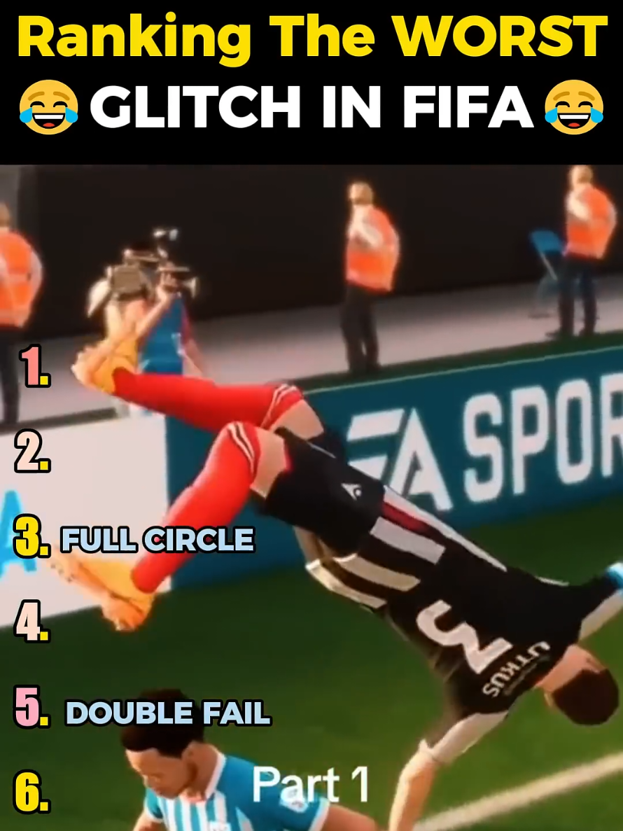 Ranking The Worst Glitch in FIFA 😂 #fifa #eagames #football