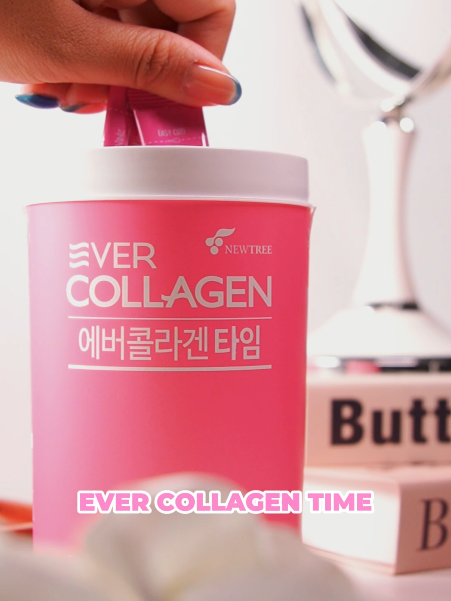 Mỗi ngày một gói, da căng mọng chẳng lo tuổi tác 🍑 #Evercollagen #collagen #collagenhanquoc #collagentime #collagendrink