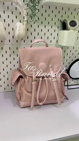 ─ Misa Backpack in Pink˚ᰔ🌸 #jimshoney #misabackpackjimshoney #tasransel #ranselsekolah #ranselkuliah 