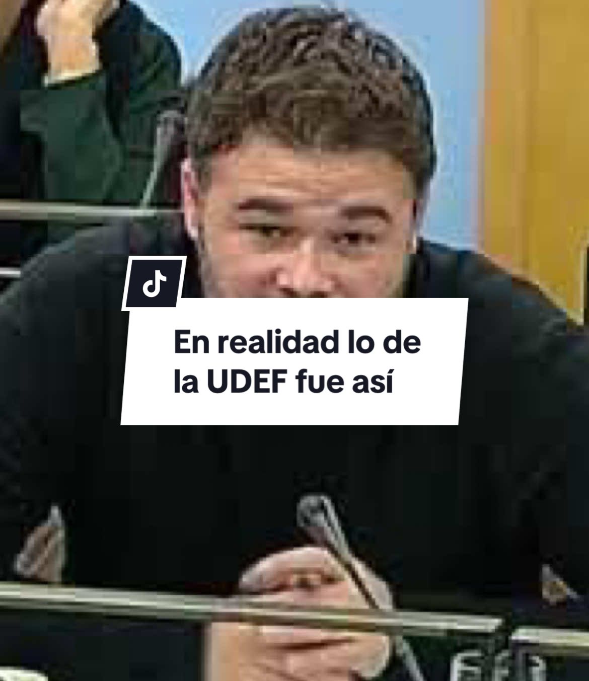 En realidad lo de la UDEF fue así