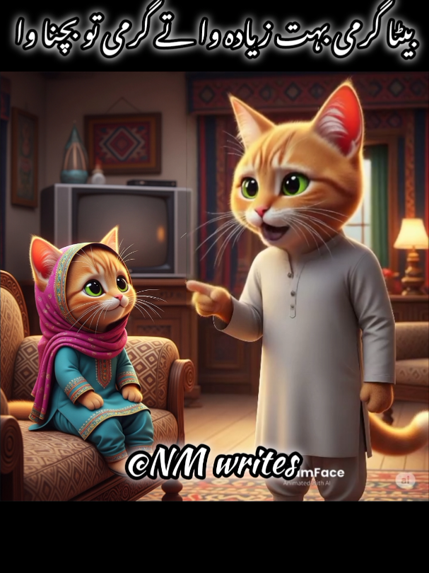 مینوں شاپر وچ بند کر کے فریج دے اوپر والے خانے وچ رکھ دیو 😜😂 #relatable #funnycat #tiktokviral #🤣🤣🤣 #trend 