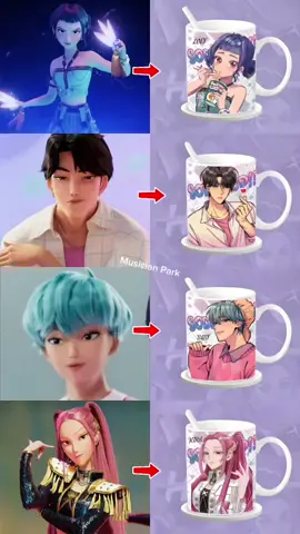 KPop Demon Hunters & Mug Cup singing 