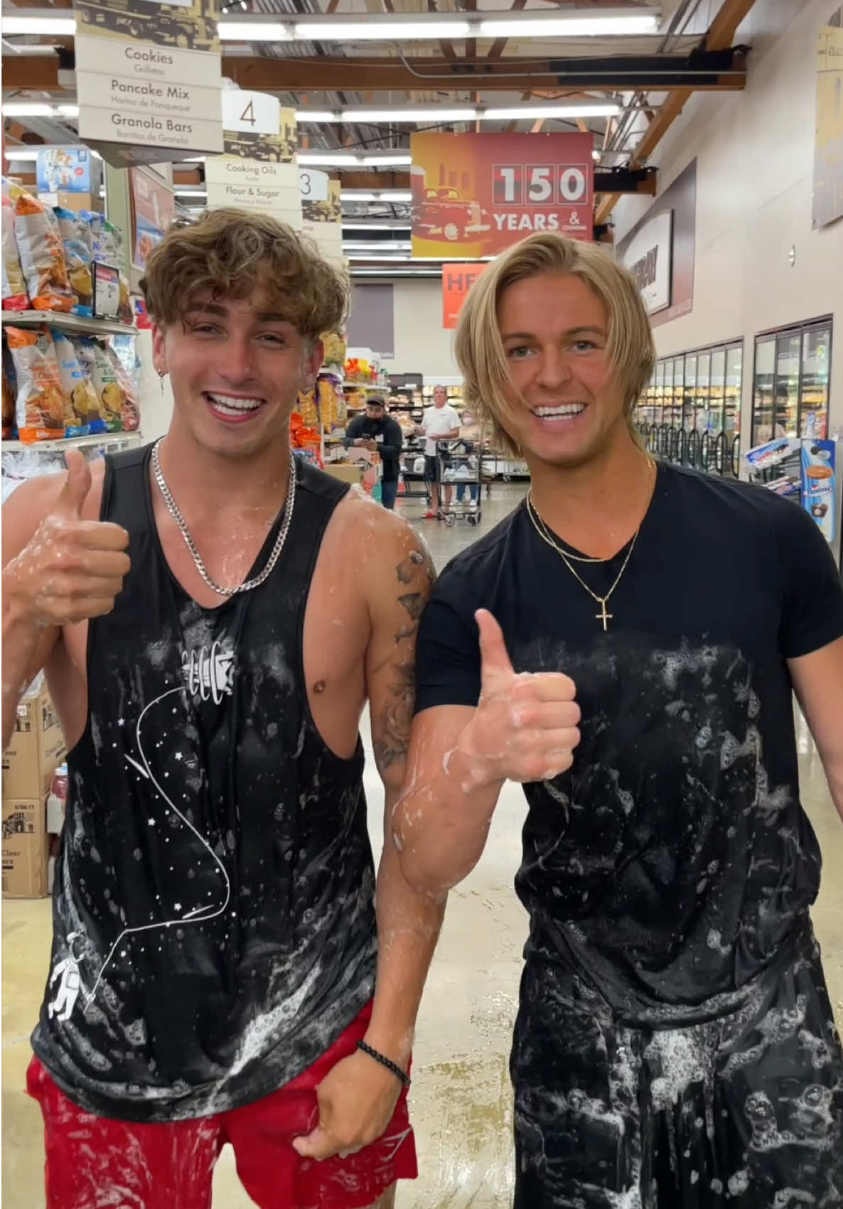 Replying to @Shane Nagy Slip ‘N Sliding Makes Us Happy 😂 #public #slipnslide #prank #karen #karma 