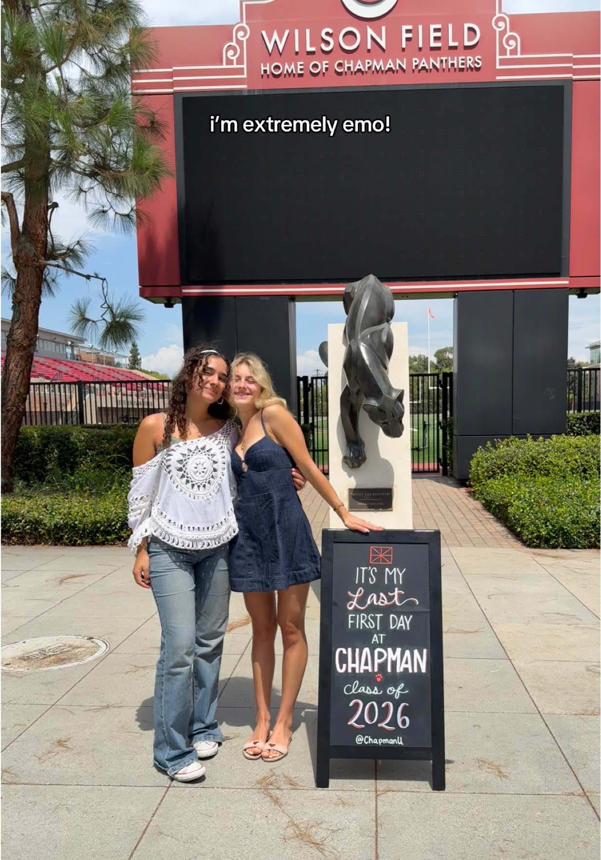 so much has changed! thank you @Chapman University 😙 #college #senioryear #collegesenior 