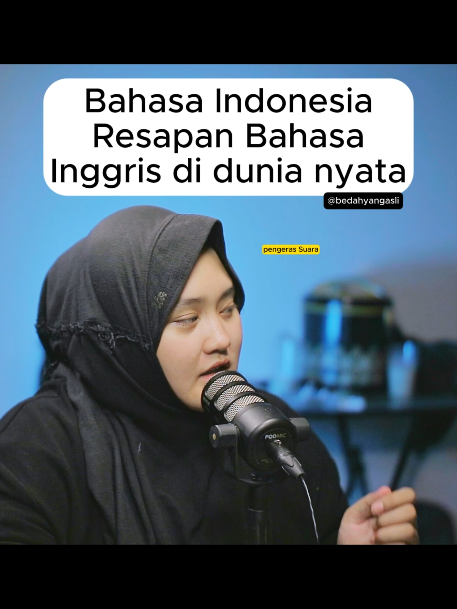 Bukti Bahasa Indonesia resapan bahasa inggris di dunia nyata 😘😱