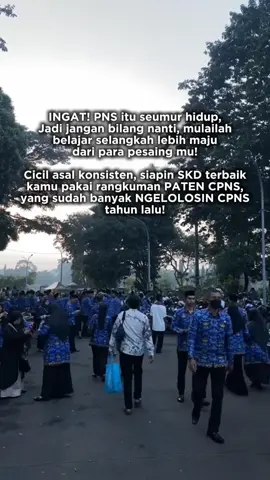 SEDIKIT TIPS BUAT KALIAN YANG MAU IKUT TES CPNS! Buat kalian yang mau daftar CPNS, mulailah cicil belajar dari sekarang. Jangan nunggu ada pengumuman pembukaan CPNS baru mulai belajar! bahan belajar CPNS klik link diBio>> #infocpns #cpns #casn #fyp #xybca 