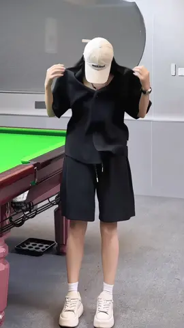 Set bộ cộc mùa hè nam nữ phong cách trẻ trung cho Ae cháy phố #xuhuong #fyp #leofashion 