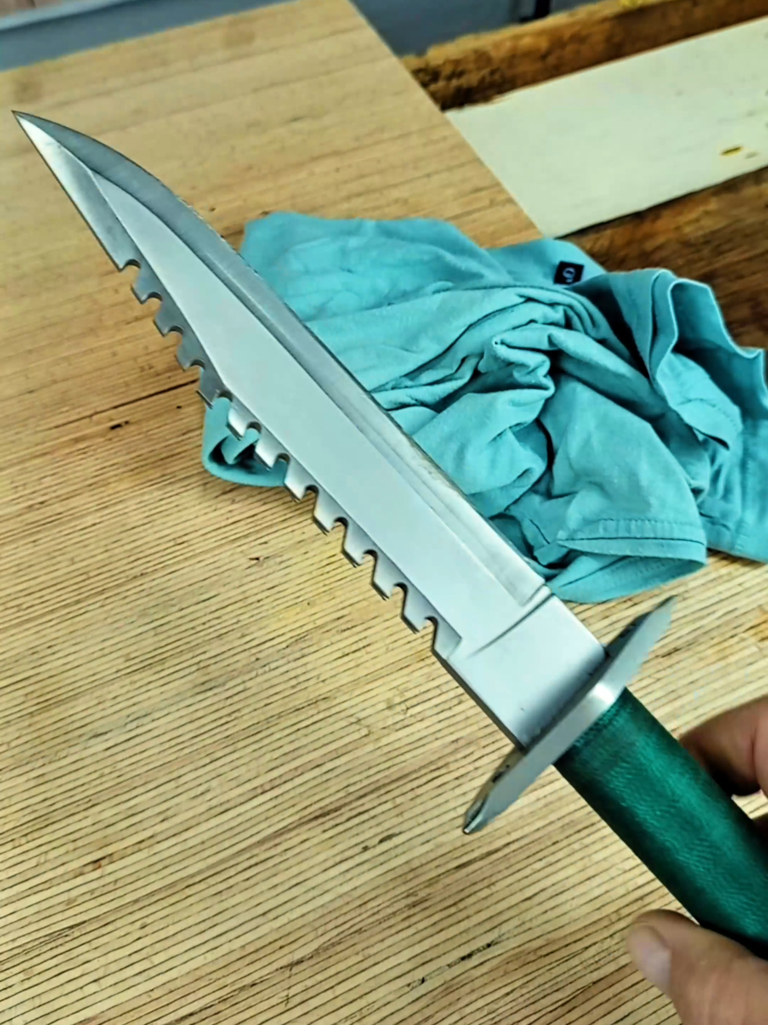 Movie Hack in Real Life: Rambo Knife Torch 🔥 ##knifeskills #knife