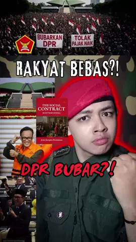 Bubarkan DPR! Rakyat tidak butuh perwakilan?! Judul: The Social Contract Penulis: Jean Jacques Rousseau @penerbitahi_official  #Demo #DPR #BubarkanDPR #JenderalBuku #BookTok #RekomendasiBuku #Rousseau #Filsafat 