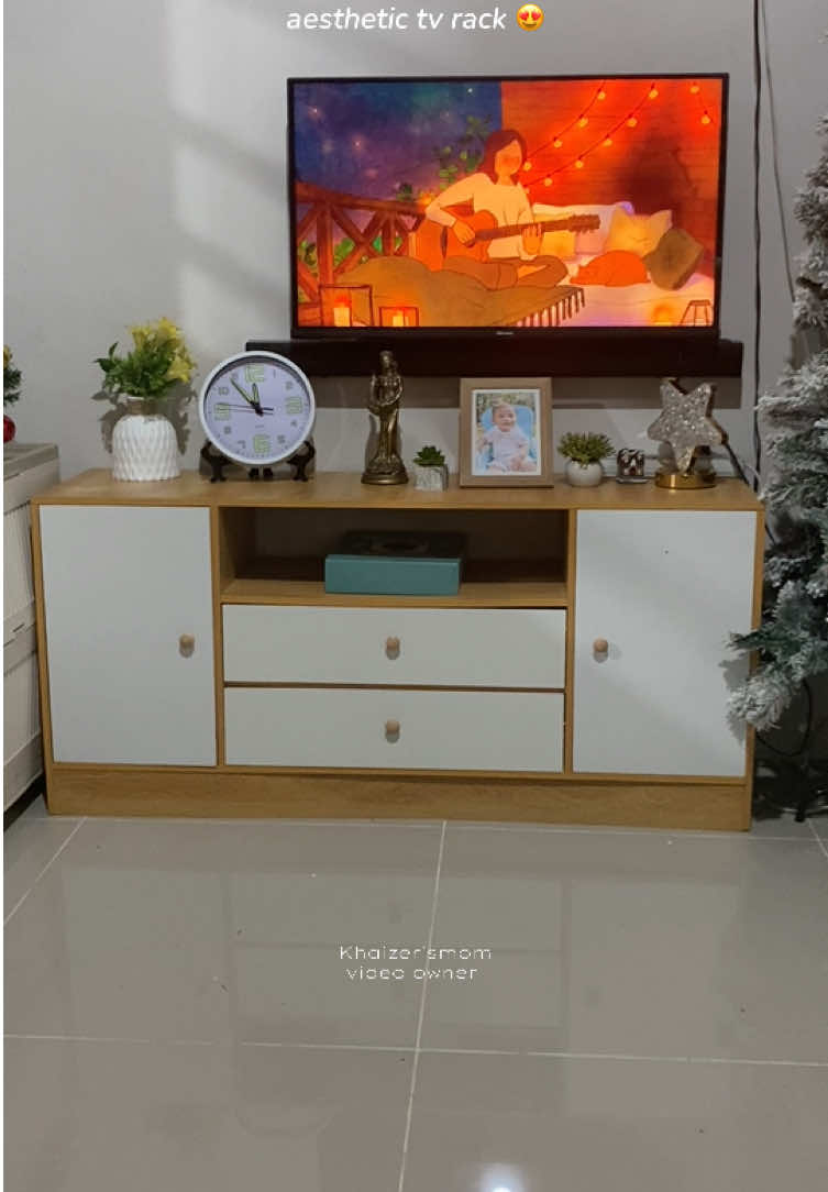 Never nag sisi na chineck out kita, ang ganda ng tv rack nato #tvrack #tvrackcabinet #aesthetictvrack #tvcaninet 