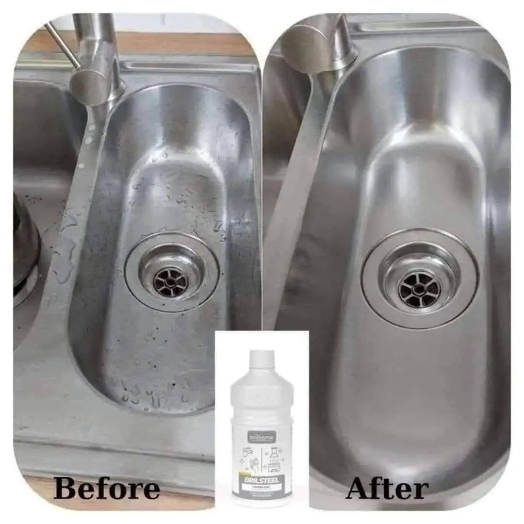 Ai sentimentul că oricât ai freca suprafețele din INOX, ele tot nu strălucesc așa cum îți dorești? BrilSteel – Secretul inoxului impecabil! ✨ Chiuvete, hote, cuptoare sau tacâmuri din inox? Spune adio petelor, urmelor și oxidării! Cu BrilSteel, inoxul tău arată din nou ca nou: curat, strălucitor și protejat. 🙌 ✅ Degresează și curăță rapid. ✅ Îndepărtează petele și oxidarea. ✅ Lustruiește fără zgârieturi sau urme. ✅ Lasă un parfum proaspăt de lămâie 🍋, cu note de eucalipt, piersică și ananas. 👉 Simplu de folosit: pulverizezi, ștergi și gata – strălucirea revine instant!   Vezi diferența în poze și convinge-te singură! #Curățenie #InoxStrălucitor #FărăPete #BrilSteel #inoxcanou 