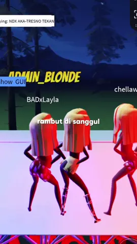 Blonde open member ya yg mau jadi biduan💃🏻 #robloxgame #biduandangdut  #robloxdangdut 