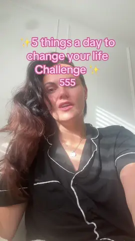 Are you up for a 5 things a day to change your life challenge 🩷✨🙏 ??? 