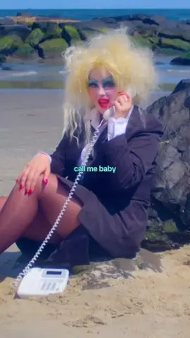 ‘Call Me Baby’ deluxe edition is out now on all platforms! ☎️🌴💋✨ #newmusic #80smusic #glamrock #indiepop #retropop 