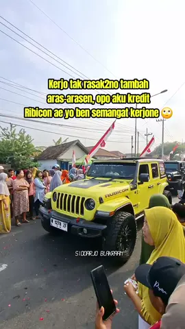 Ndang Jajalen Kredit Rubicon Bolo Karnaval di Tulangan bawa Rubicon #rubicon #mobilsultan #fypreels #viralreels 
