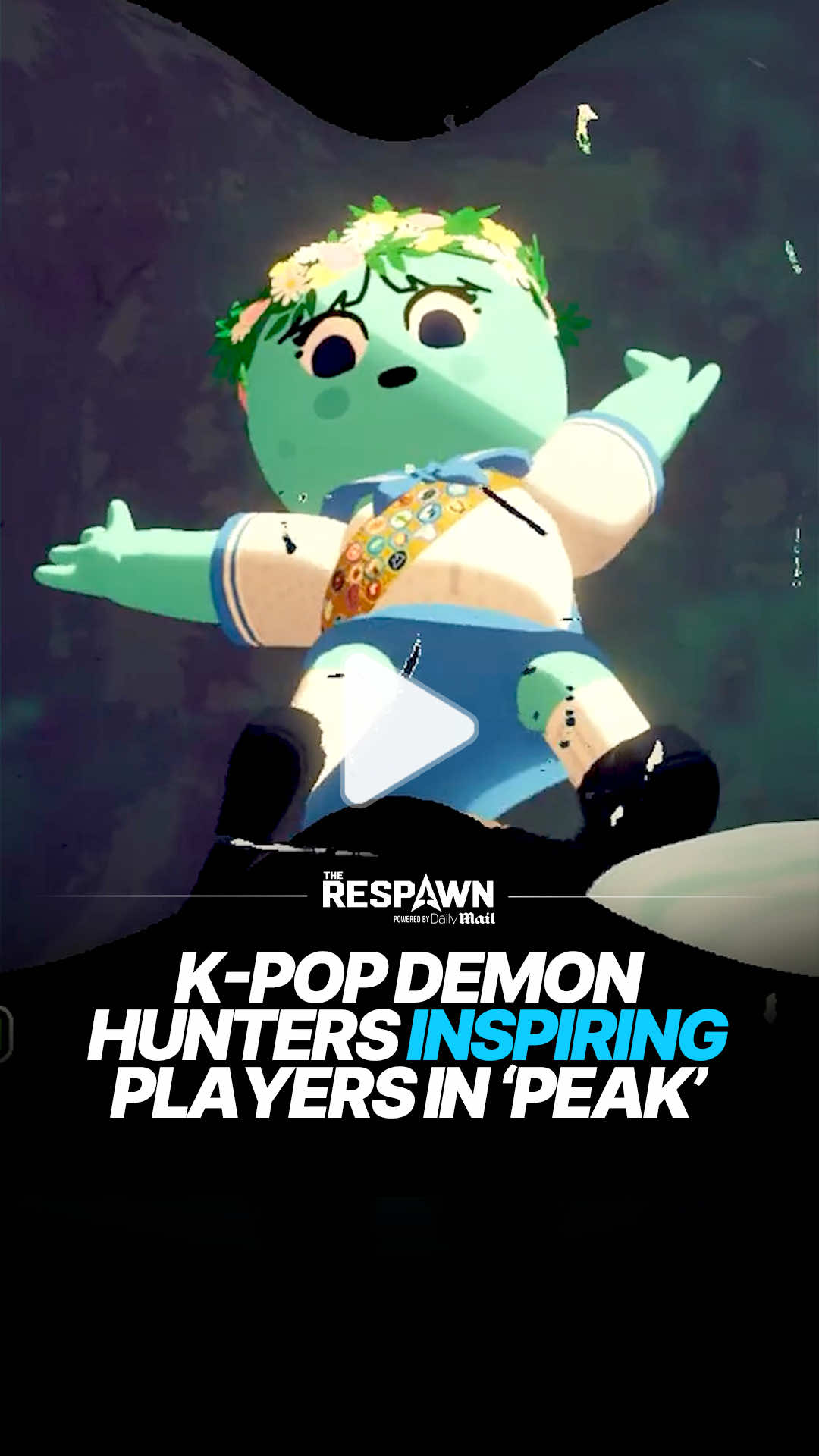 We’re going up up up! 🎥: TikTok / quralia #peak #indiegames #gaming #kpopdemonhunters #golden 