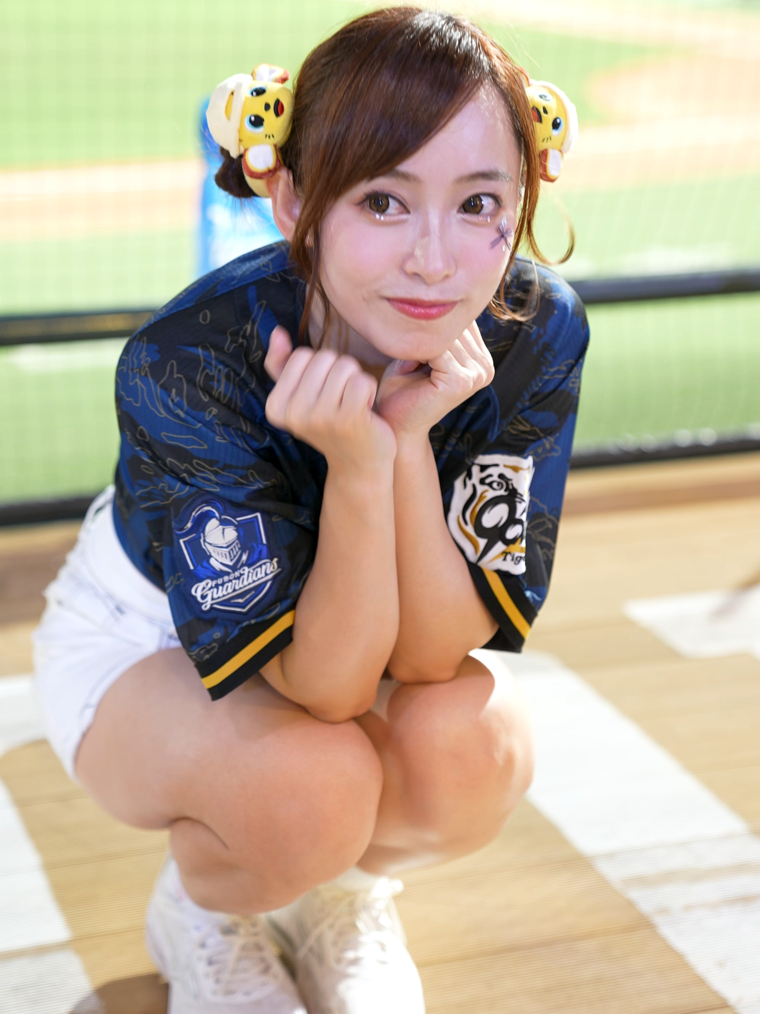 扇風機で涼む丹丹 #丹丹 #台湾チア #台湾チアガール #富邦悍將 #fubonangels #チアリーダー #台湾チアTV #cheerleader #치어리더#fancam #台湾 2025/8/24撮影