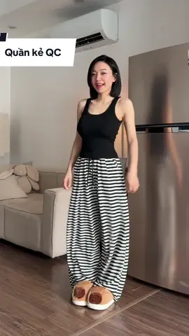 Thêm một mẫu quần kẻ cho chị em mặc mùa thu đông nha, cái kẻ này nó to nên nhìn trông độc lạ Bình Dương lắm #quanni #quanniongsuong #thoitrangnu #quankengang #quannuongrong 