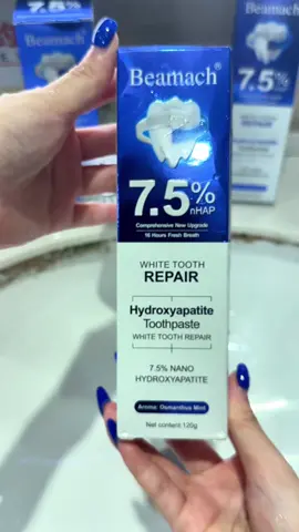This is a toothpaste that can return your white teeth.#US #fyp #foryou #tiktokshop #tiktokmademebuyit #toothpaste #whiteningtoothpaste #tooth #toothcare #white #whiteningteeth #nano #hydroxyapatite #repair #ceelikeprobioticoralspray #fluoridefree #fluoridefreetoothpaste #freshbreath #oralhealth #oralcare #cleanteeth #cleansing #sensitive #LifeHack #homehacks #everyday #brushyourteeth #flashsale #tiktok #fyp #fypシ #fypシ゚viral