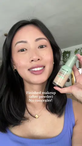 The coverage, the spf, and THE GLOW? I’m wearing 5N. I love products with skincare benefits #versed #tintedserum #skintint #tintedsunscreen #skinsolution 