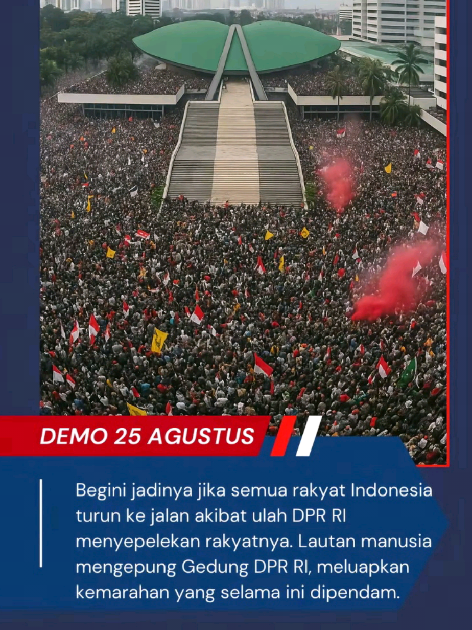 Kondisi demo di gedung DPR saat ini Senin. 25 Agustus 2025 #kondisidemosaatini  #demo25agustus  #gedungdpr  #dprri  #dpr 