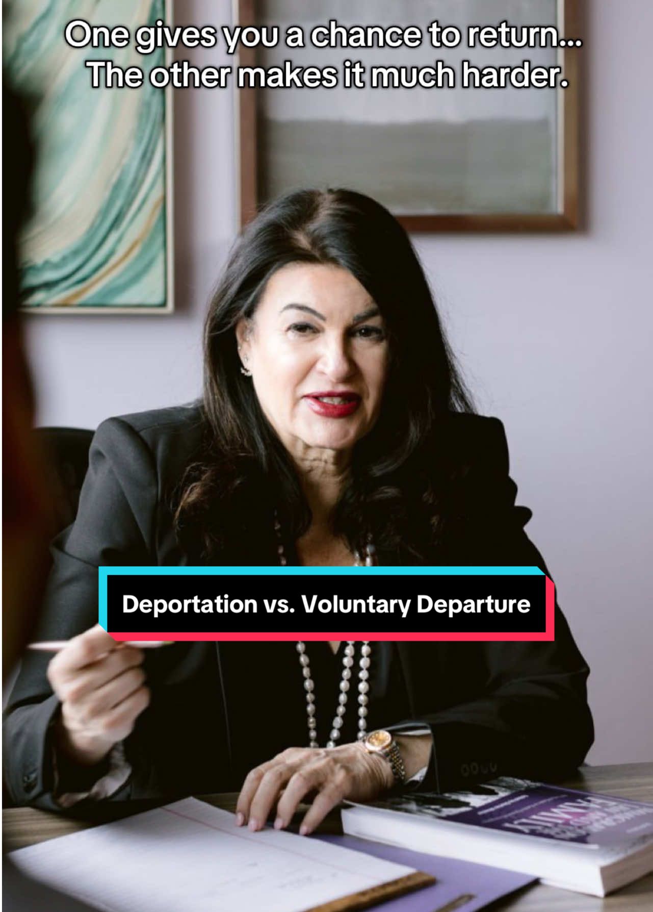 You have more options than you think. Deportation isn’t the only path  voluntary departure could make a big difference for your future. 👩‍⚖️ Always get legal advice before making decisions that affect your life and family. #immigration #immigrationhelp #immigrationattorney #knowyourrights #immigrationlaw 