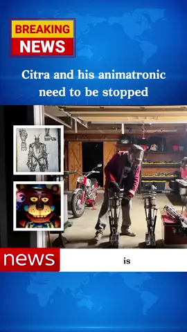 #Citra and his animatronic need to be stopped#Robot #NightmareFuel #RealLifeFNAF #TerminatorVibes #FBIInvestigation#fyp #News #Breakingnews 