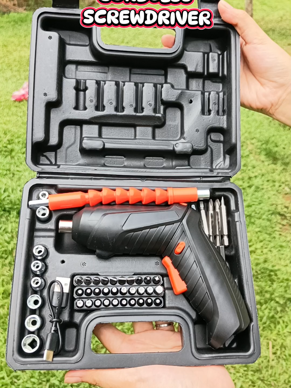 49PCS/5.0V Foldable Li-ion Cordless screwdriver tool kit✅#cordlesstools #cordlessscrewdriver #cordlesstoolkit #cordlessscrewdriverset #screwdriverset 