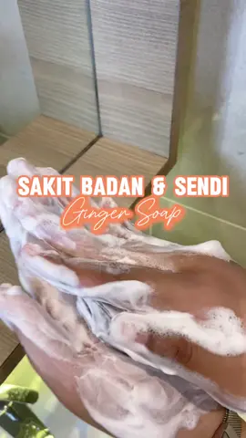 Korang selalu rasa sakit badan & sendi?? Mandi je guna ginger soap ni!! Confirm oke🥳🥳#bidauragelmandian #mandianbunga #bidaura7flowers #bidaurashowergel7bunga #bidaura 