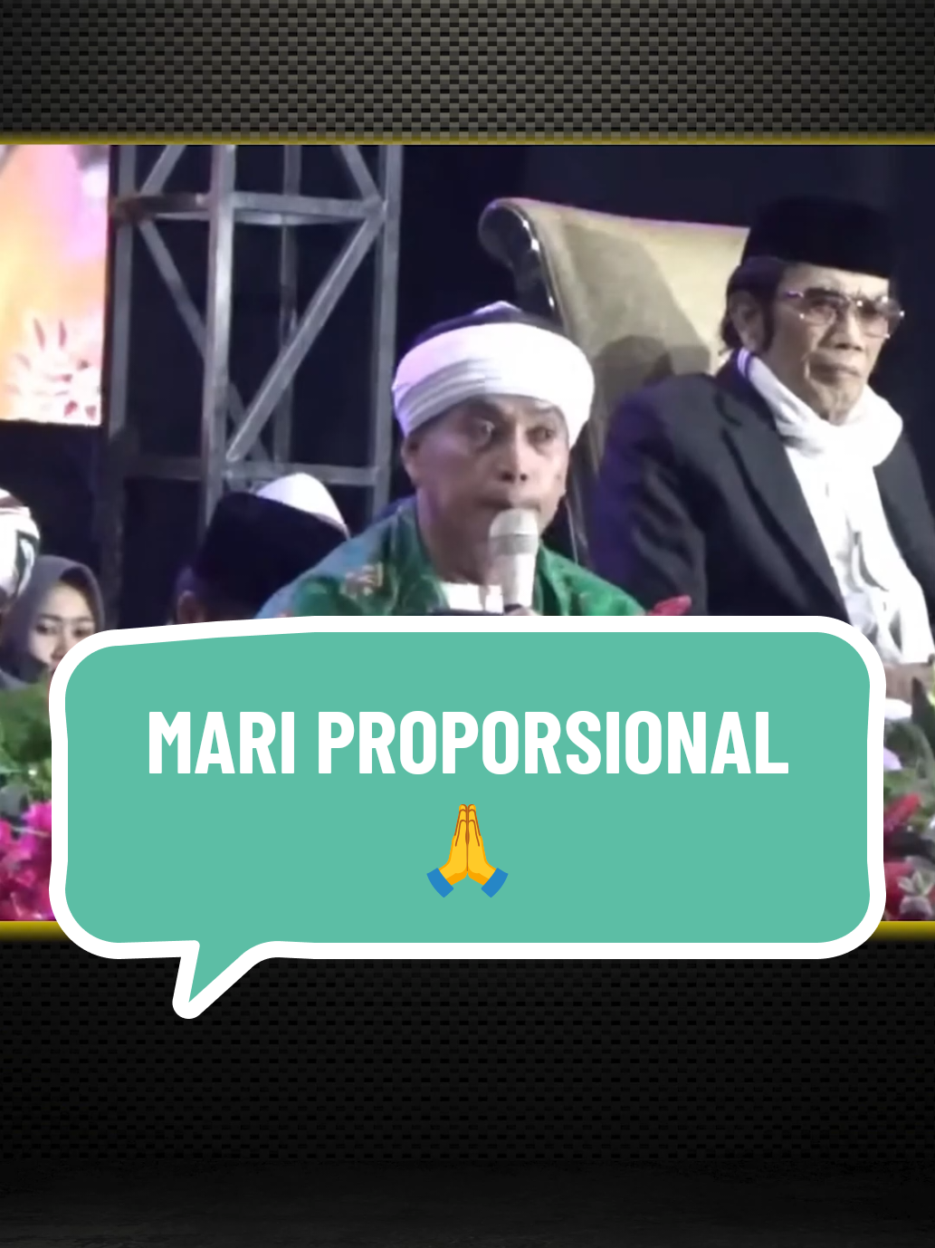 MARI PROPORSIONAL🙏 .  Jika ada gus yang nakal tegur dan perbaiki saja oknum tersebut tanpa perlu mencaci Orang tua atau kakeknya yang soleh,  .  Begitupun Kalau ada Yik yang nakal, tegur dan ingatkan saja tanpa perlu memaki atau menyudutkan keluarga besar atau pendahulunya.  .  Semoga ALLOH senantiasa menyatukan kita dalam kebaikan 🤲 . #ngaji #ilmu #literasi #adab #islam 